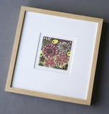 Dahlias and Anemones - framed - 12/125